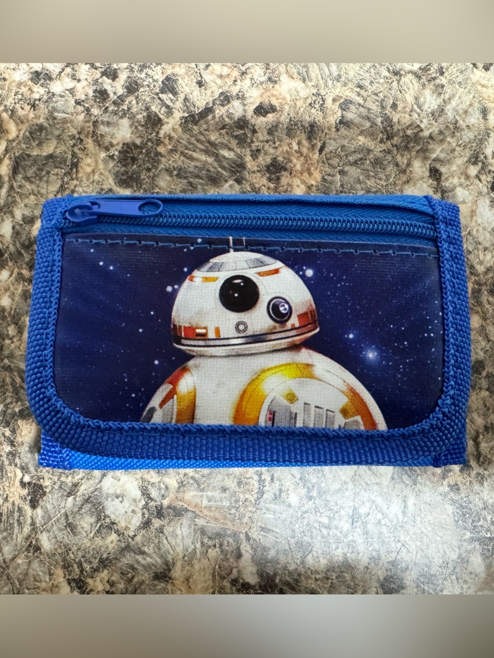NWOT kids Blue Star Wars BB-8 Wallet